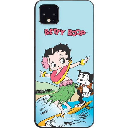 Betty Boop Surfing Google Pixel 4 XL Skin